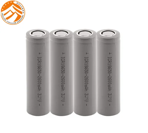 IEC62133 Cylindre Li-ion batterie au lithium à haute température 18650 3.7v 2600mah 5