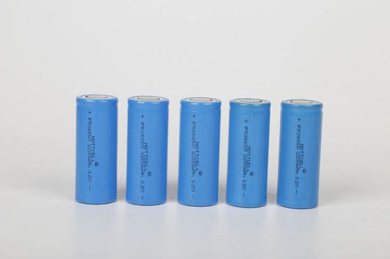 3.2V 6000mah Cellule de batterie cylindrique rechargeable à cycle profond 32700 32650 Cellule Lifepo4