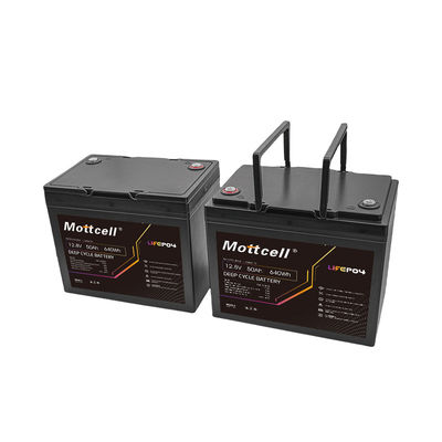 IP67 Protégé 50A 12V Lifepo4 Batterie M8 Terminal 640Wh Capacité / 3000-5000 Cycle Span