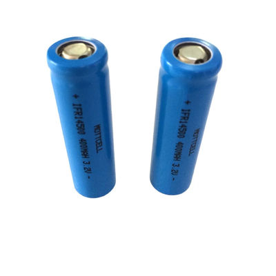 14500 LFP Cylindre batterie au lithium Cellule 3,2 V 600mAh batterie au lithium fer phosphate