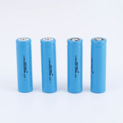 14500 3,2 V Batterie au lithium à cylindre rechargeable AA Taille 600 mAh 500 mAh