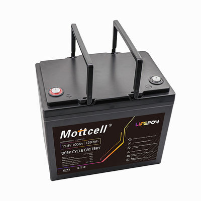 Capacité Lifepo4 Batterie rechargeable de 12 V - Protection IP67 de 100 Ah Enveloppe ABS/PVC légère