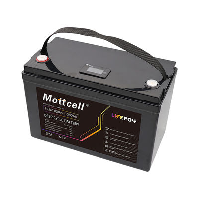 LIFEPO4 batterie 12V batterie au lithium au plomb pour le stockage de l'énergie dans les systèmes solaires de l'énergie nouvelle 24V 100AH