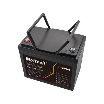 12.8V 100Ah Batterie au lithium à cycle profond LiFePO4 Ion lithium Pour caravanes bateaux EV